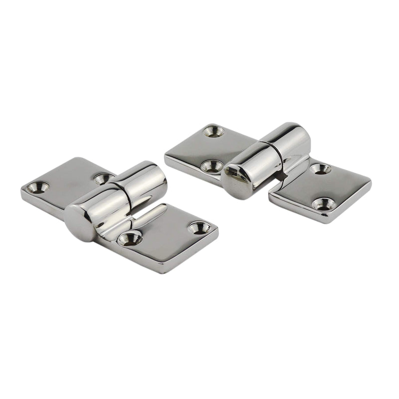 [Australia - AusPower] - NRC&XRC Pair of Stainless Steel 316 Heavy Duty Marine Grade 3.5" x 1.5"Left & Right Lift-Off/Take-Apart Hinge Hinge Cast Hinge W/Screws 