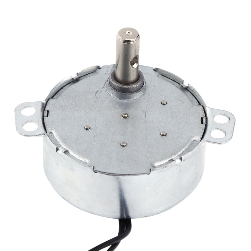 Synchronous Motor, 50/60Hz Frequency 220-240V AC Synchronous Motor Gear Motor 4W Gear Motor CW/CCW, Pyramid Motor Quiet for Microwave Oven Turntable (2.5-3RPM) 2.5-3 rpm
