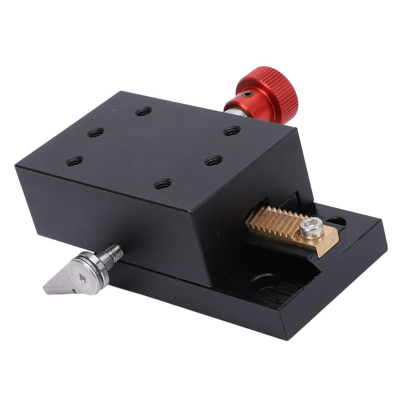 [Australia - AusPower] - Aluminum Alloy Linear Stage, 40mm Stroke Manual Dovetail Sliding Platform, with Linear Bearings Roller Guide for Precision Displacement 