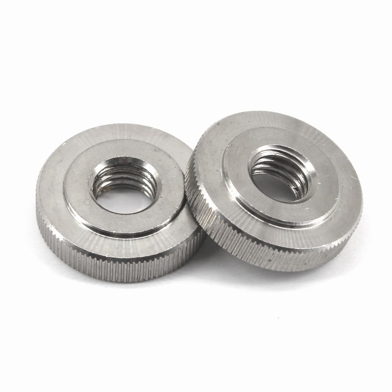 [Australia - AusPower] - (4 Pieces) M12 Round Knurled Thumb Nut 304 Stainless Steel Metric Thread Nuts Hand Screw Knobs Lock Adjusting Nuts Fasteners for 3D Printer Parts 