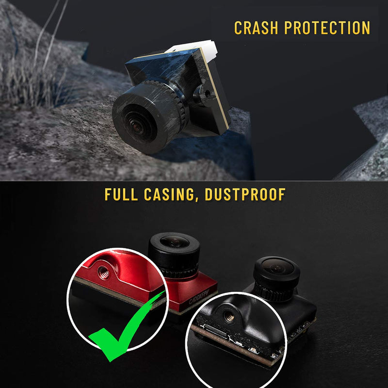 [Australia - AusPower] - SoloGood Caddx FPV Micro Camera Ratel2 Starlight 1200TVL 1/1.8'' 2.1mm NTSC PAL 16:9 4:3 Switchable Super WDR for FPV Racing … Caddx Ratel 2 （upgraded version） 
