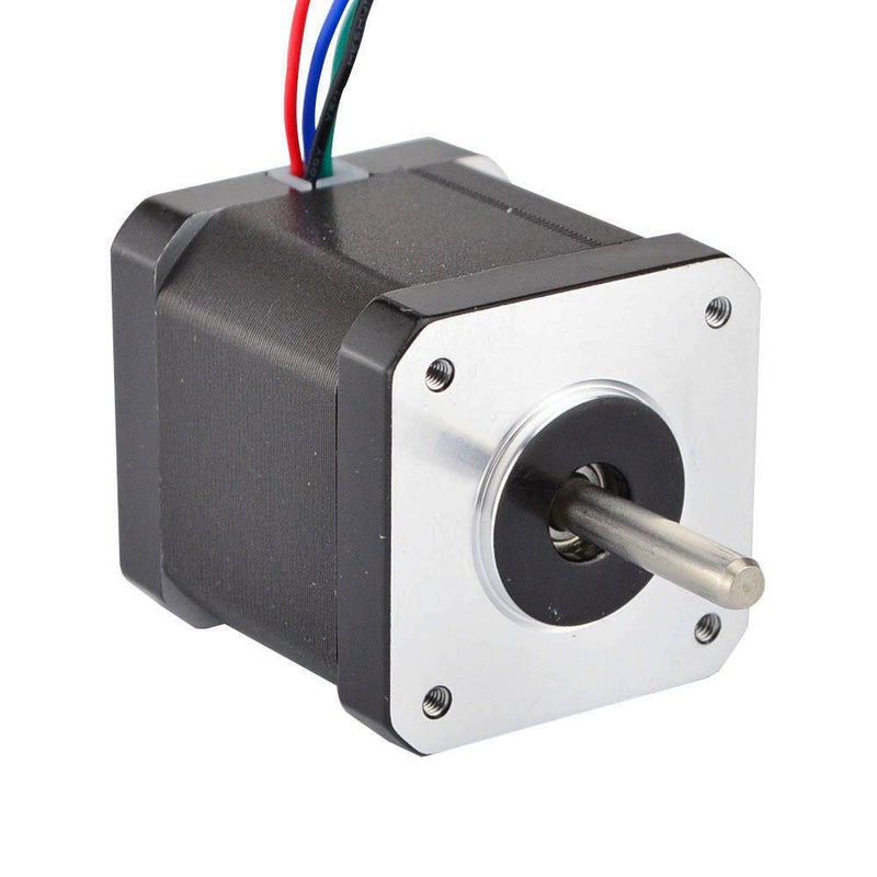 STEPPERONLINE 0.9deg Nema 17 Stepper Motor Bipolar 2A 46Ncm/65oz.in 42x42x48mm 4-wires DIY CNC