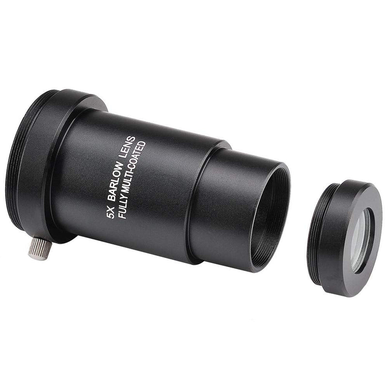 [Australia - AusPower] - 1.25-inch 5X Barlow Lens & Moon Filter Kit-for Telescope Eyepieces 