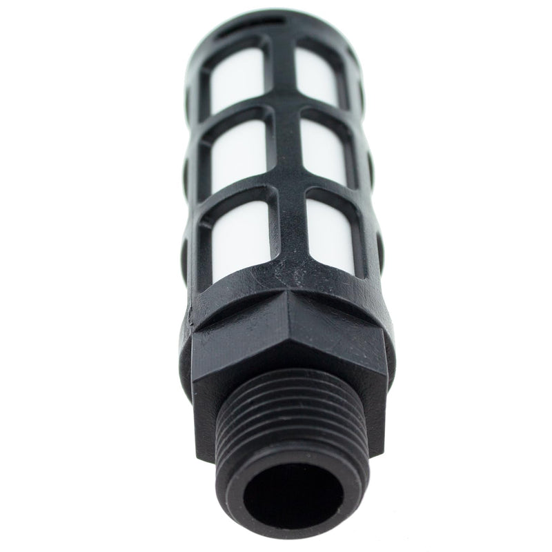[Australia - AusPower] - TAODAN 10pcs Plastic Exhaust Air Silencer, 1/4" Air Line Pneumatic Muffler Black Air Compressor Fitting 1/4 inch 10pcs 