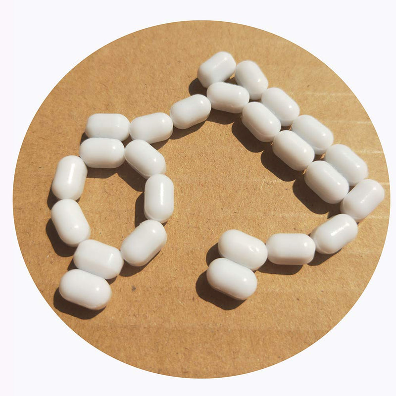 [Australia - AusPower] - Magnetic Stirrer Stir Bar PTFE Magnetic Mixer Stir Bars (6X10mm, Cylinder Shape, 10PCS) 6X10mm,10pcs 