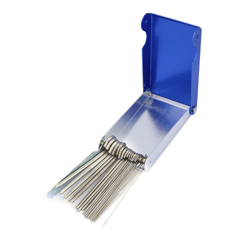 [Australia - AusPower] - Soldering Accessories, 21 Piece Burner Tip Cleaning Kit, MIG Nozzle Reamer, Gas Welding Nozzle Cleaner and Welding Equipment Accessories, Default 