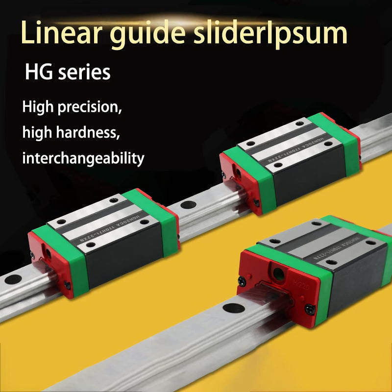 HGH20CA Bearing Blocks Slider, for HGR20 Linear Slide Rail, HGH20 CA Linear Guide Slider CNC Parts for Linear Rails