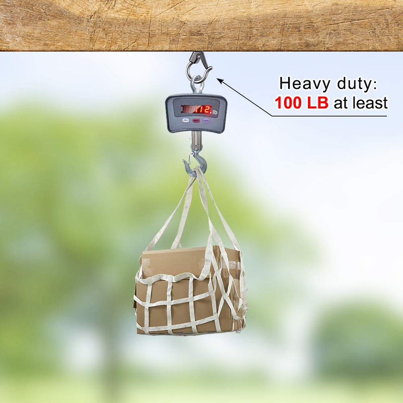[Australia - AusPower] - BeneLabel Wall Mount Ceiling Hooks with Safety Buckle - Plant Hanger Hooks - Outdoor Hanging Brackets for Hanging Plants, Lights, Wind Chimes & More - Rust Proof and Wind Proof 8pcs 8 PCS 