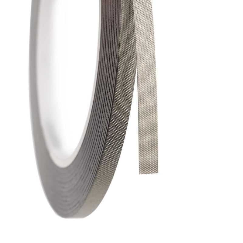5mm x 20M (0.2in x 65ft) Conductive Cloth Fabric Adhesive Tape, Faraday Tape for EMI Shielding, Interference Signal Blocking, Laptop Mobilephone LCD Repair, Cable Wire Harness Wrapping 5mm