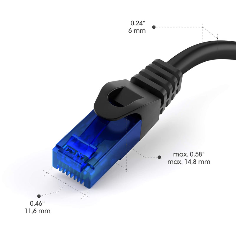 KabelDirekt – 15 m – Network Cable, Ethernet, LAN & Patch Cable (Transfers Maximum Fibre Optic speed and Suitable for Gigabit Networks, Switches, Routers, Modems with RJ45 Input, blue). | Ethernet Patch Cable for Gigabit Networks - Connects Router, Mod...