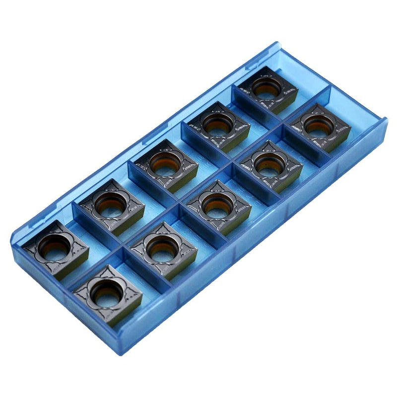 [Australia - AusPower] - CNC Carbide Inserts SCMT 431 Scmt 120404 for Metal Cutting Steel, SCMT Square Turning Insert, 10 PCS SCMT 431-PM 