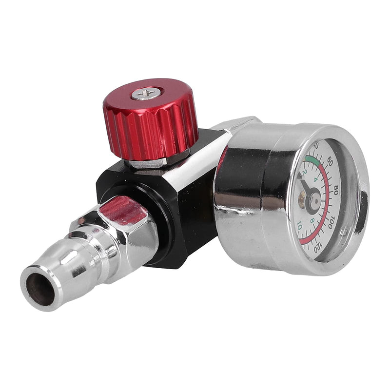 [Australia - AusPower] - Paint Spray Guns Air Regulator G1/4" Thread Connector Stainless Steel Air Pressure Control Valve for Paint Lovers 