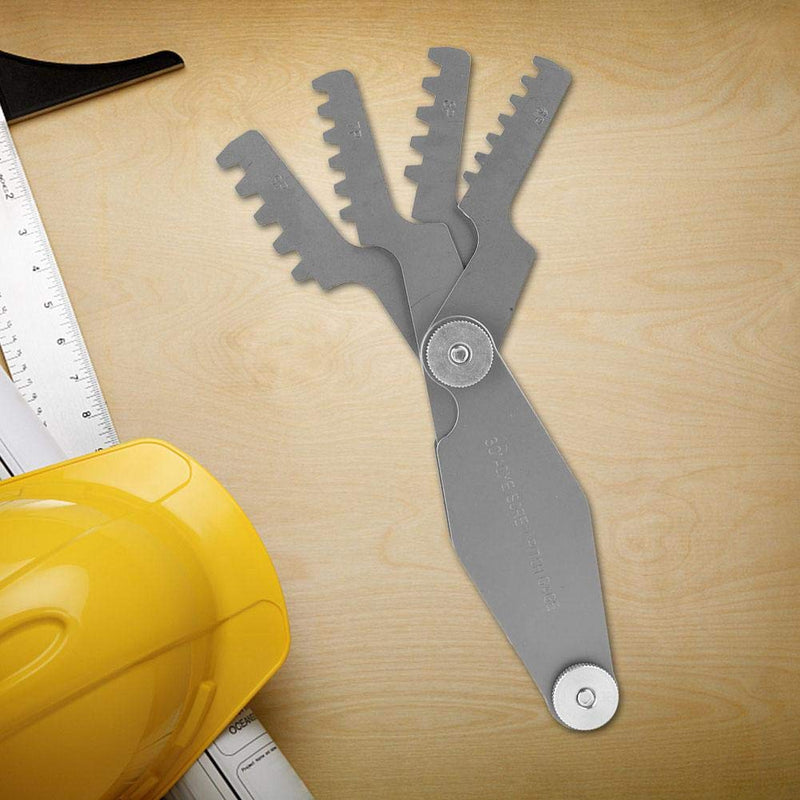 [Australia - AusPower] - Thread Pitch Gauge, T Thread Pitch Gauge, T Shaped Trapezoidal Thread Screw Thread Pitch Cutting Measuring Tool(#2) 