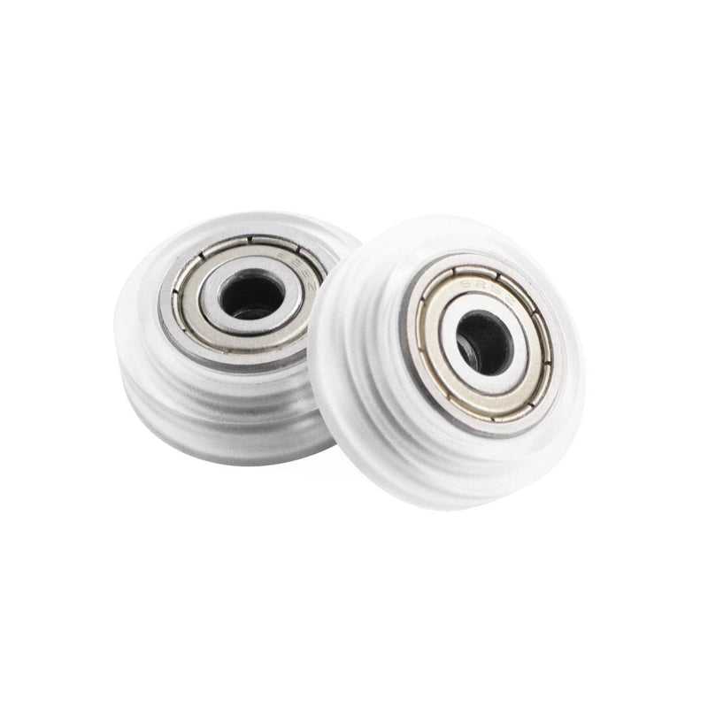 26PCS 3D Printer Wheel,Polycarbonate Plastic POM Rolle Linear Bearing for Creality CR10, Ender 3, Anet A8, Artillery X1 24x10mm Transparent 26