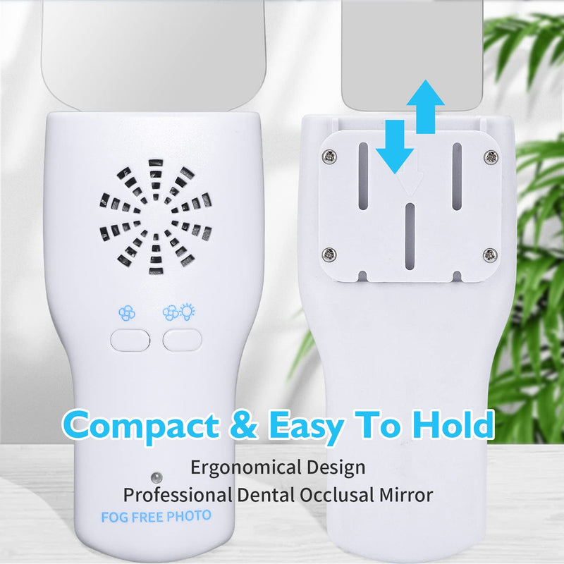 Dental Photography Mirrors Fog Free - Pofessional Dental Occlusal Mouth Mirror Anti-sctraching Surface Intraoral Mirrors with Handle