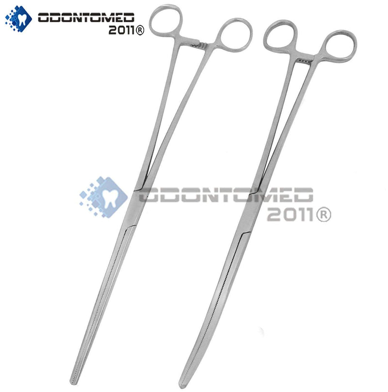 [Australia - AusPower] - OdontoMed2011 Forceps, Straight 12" + Curved 12" Quality Instruments 