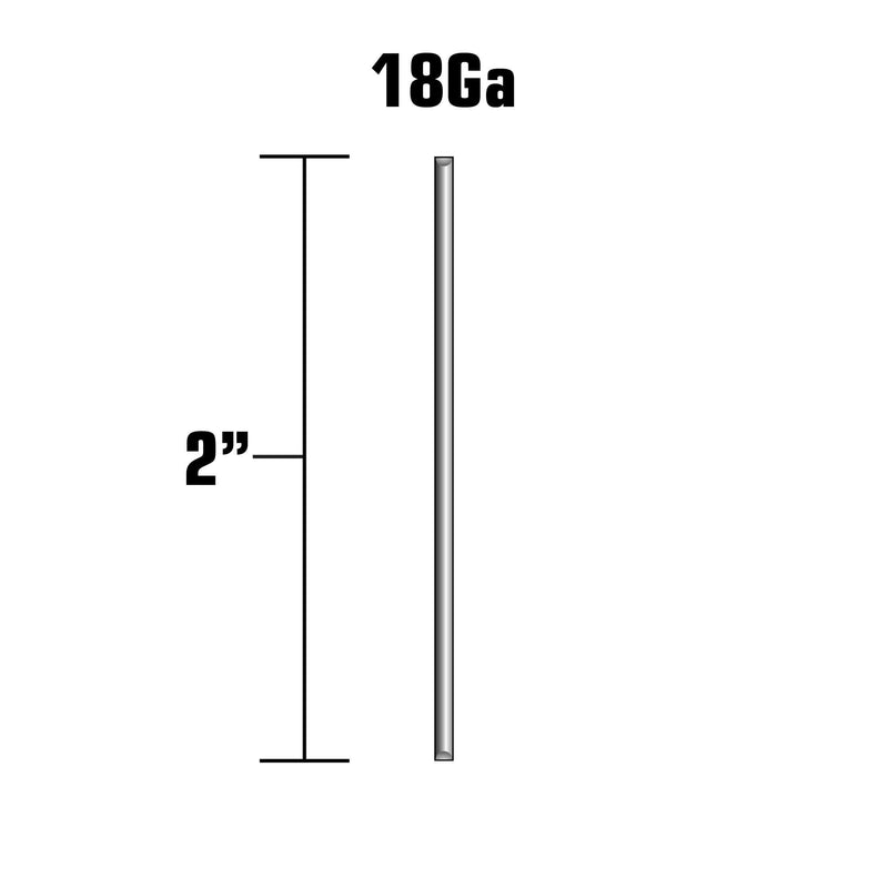 [Australia - AusPower] - Metabo HPT Brad Nails | 2 Inch x 18 Gauge | Electro Galvanized | Smooth | 1,000 Count | 24108THPT 2-Inch x 18 GA 