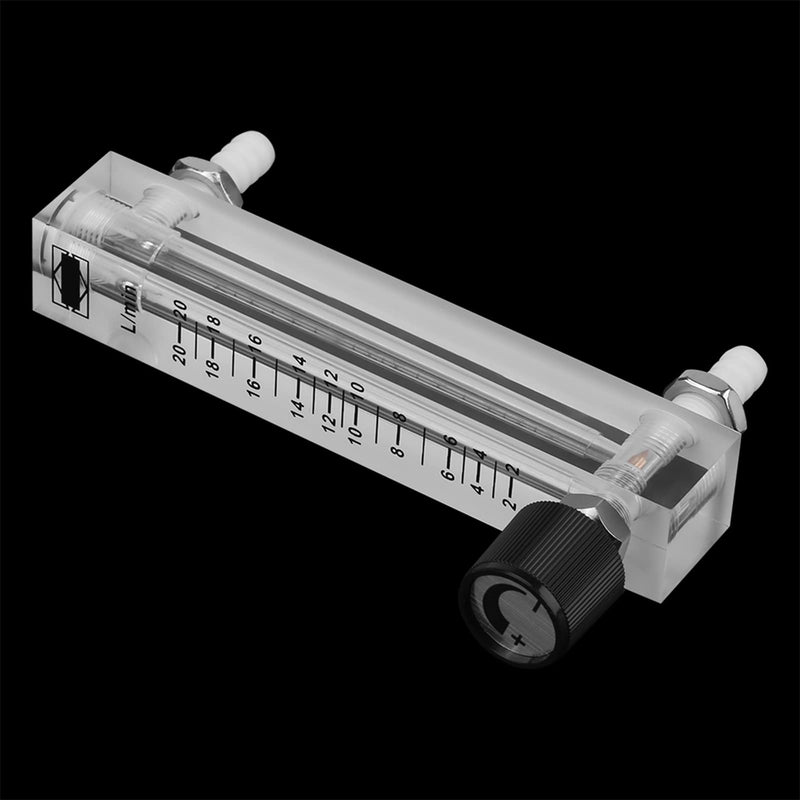 LZQ 7 Flow Meter, Gas Flow Meter, 2-20LPM, Flow Meter, Gas Regulator with Control Valve for Oxygen/Air Gas