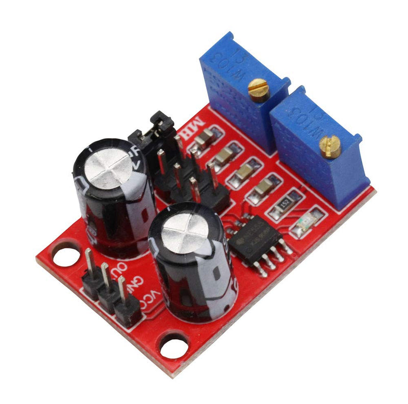 [Australia - AusPower] - 6PCS NE555 Pulse Frequency Duty Cycle Adjustable Generator Module Square Wave Rectangular Wave Signal Generator 