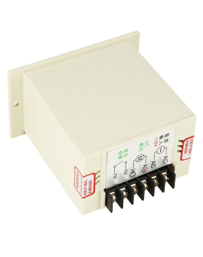 QWORK AC 110V 400W Knob Motor Speed Controller, 2 Pack DC 0-90V Variable Adjustable Speed Regulator for 90V DC Motors 2 pcs