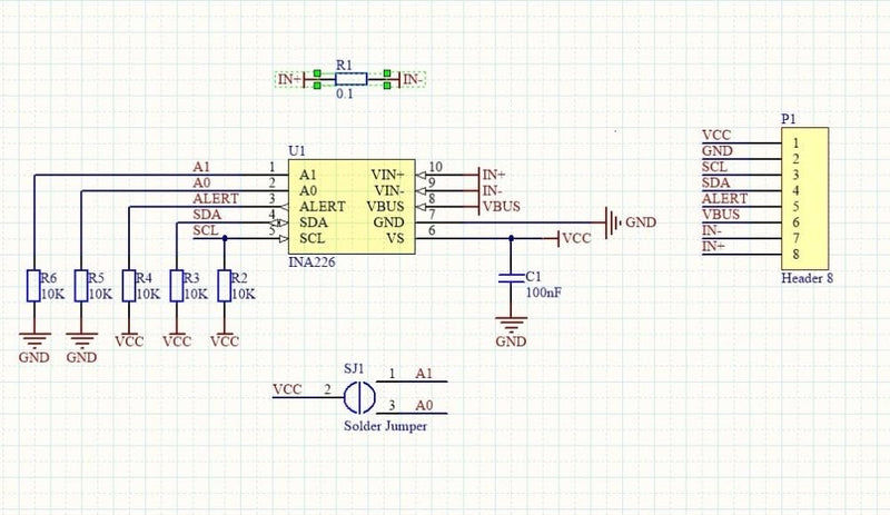 [Australia - AusPower] - HiLetgo 2pcs INA226 IIC I2C Bi-Directional Current Monitoring Sensor Power Monitor Sensor Module with Alarm Function 