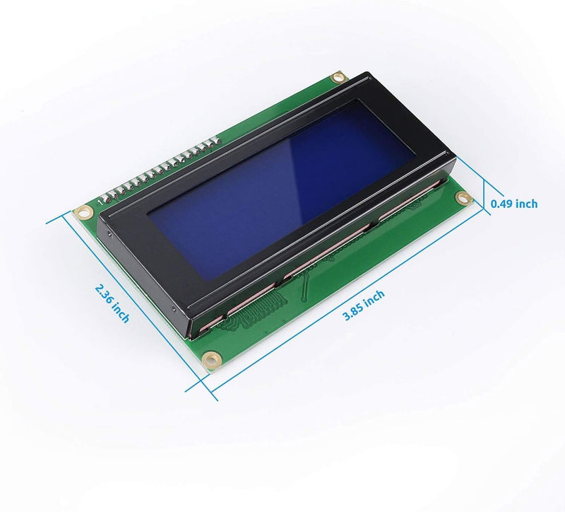 [Australia - AusPower] - SunFounder 2 Pack LCD 2004 Displays Characters of 4 Rows with 20 Characters in Each, 2PCS 2004 LCD Displays (I2C NOT Included) LCD2004 (2Pack) 