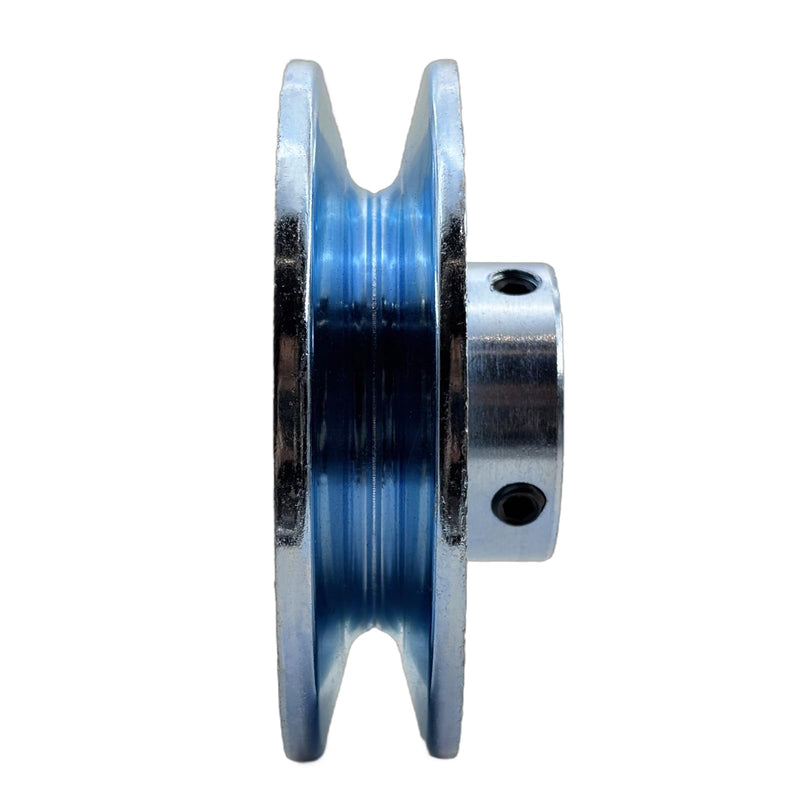 [Australia - AusPower] - AB400-7/8 Single Groove Web Sheaves, v Belt Pulley 4" OD 7/8 inch bore,Motor Pulley Carbon Steel for A B 5L 4L V-Belts 