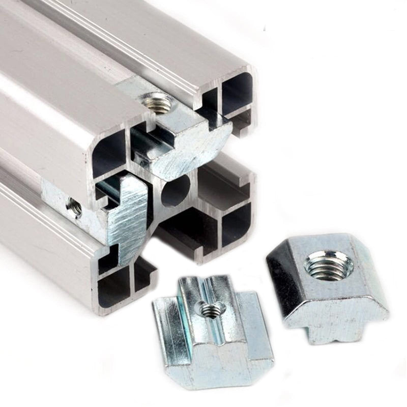 [Australia - AusPower] - 50Pcs 2020 Series T Sliding Nuts Hammer Nut Block Square Nuts M6 T Nuts for 2020 Aluminum Extrusion Profiles T Slot 6mm?for CNC Router Build Rail 3D Printer (m6) 2020 Series M6?50Pcs? 