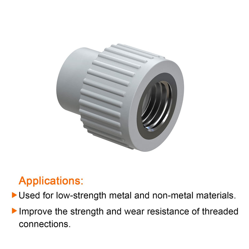 [Australia - AusPower] - 20pcs Wire Threaded Inserts 1/4-20 UNC 2D 12.7mm 304 Stainless Steel Helical Coiled Wire Thread Sleeve 