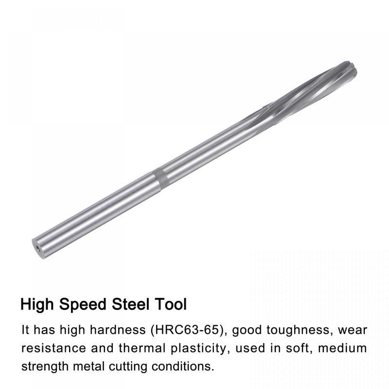 [Australia - AusPower] - sourcing map Clamping Reamer 7 mm H7 4241 High Speed Steel Spiral Grooves Lathe Reamer Cutter 7mm 