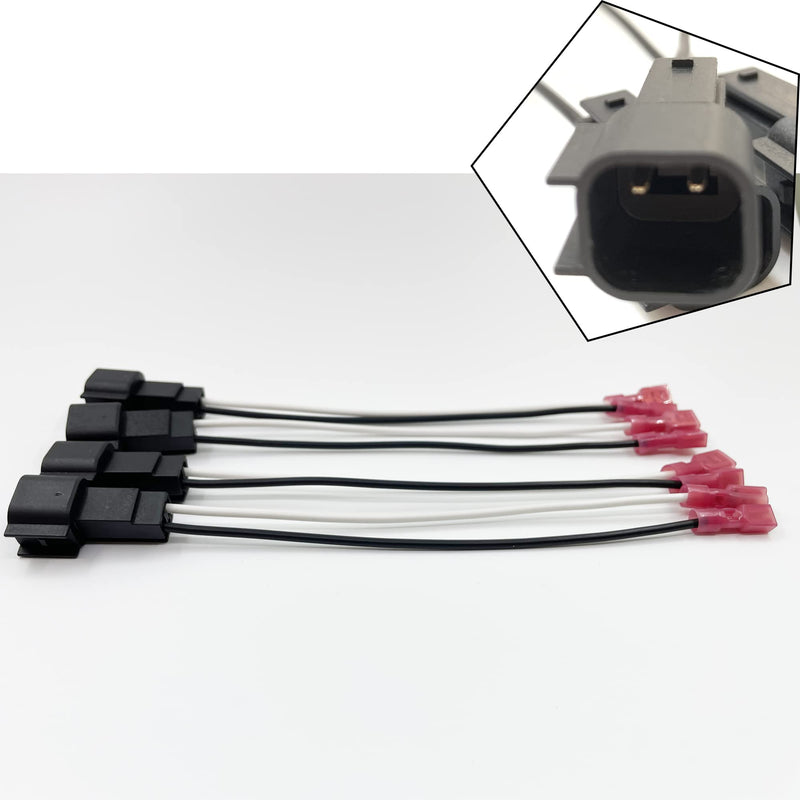 [Australia - AusPower] - 4 Pack 72-5600 Speaker Harness Replacement for Ford Speaker Wire Harness Adapter Replacement for Ford F150 F250 Escape Mustang Lincoln Mercury Mazda Speaker Wiring Harness Adapter 4 