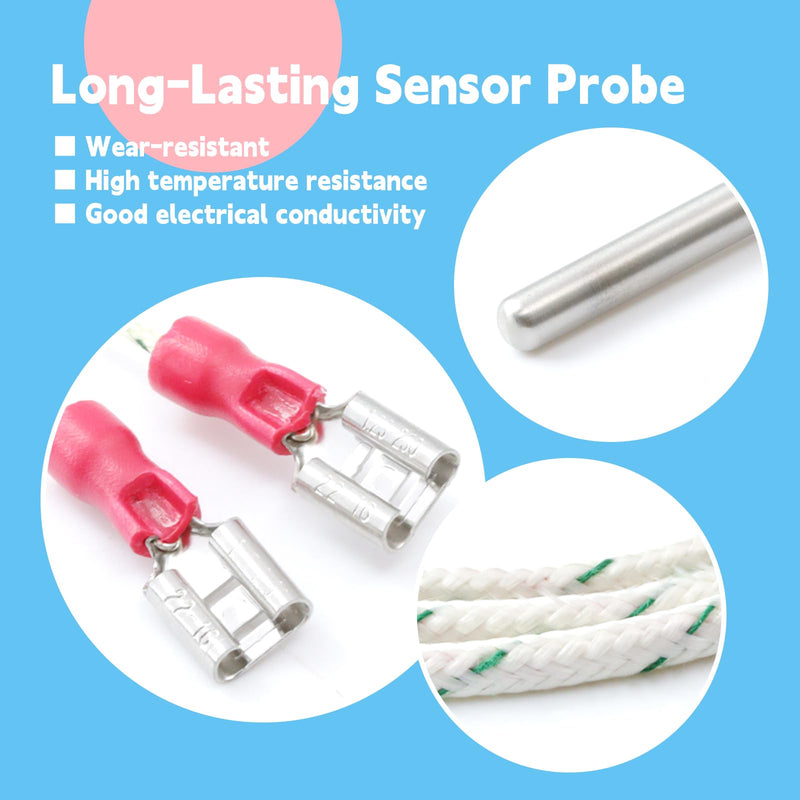 [Australia - AusPower] - 353589-1 Temperature Sensor Probe Compatible with Vulcan Hart Commercial Oven WKGD ECO2D ECO4D ECO6D GCO2D GCO4S SG4D SG6D VC4EC VC4GD VC4GS VC6EC VC6ED Replace 44-1235 00-353589-00001 VH353589-1 