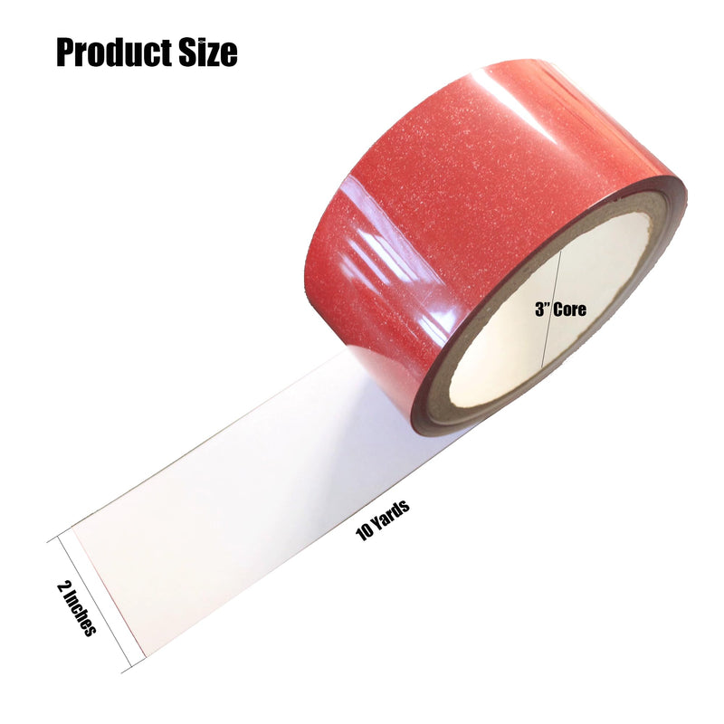 [Australia - AusPower] - – 1 Roll 2” x 10 Yards White Water Contact Indicator Tape for Warranty Void Instruction in Electronics Repair (6 Mil Thick Printable, Turn Red When Contact Water, Model: 0201) 
