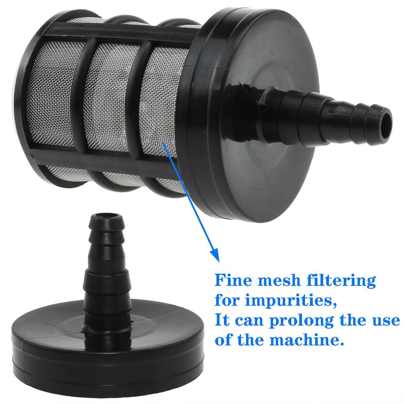 [Australia - AusPower] - Stainless Steel Encryption Filters Double-Layers Stainless Steel Encryption Garden Hose Strainer with 3/8", 1/2" Barb Connection for Sprayer?Car Washers?Oil Pumps and Industrial Equipment (2 Packs) 
