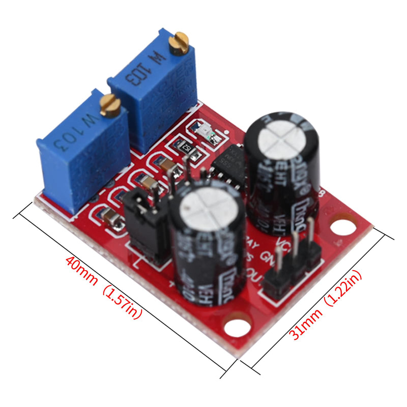 [Australia - AusPower] - 5 pcs NE555 Pulse Frequency Duty Cycle Square Wave Signal Generator Stepper Motor Driver 