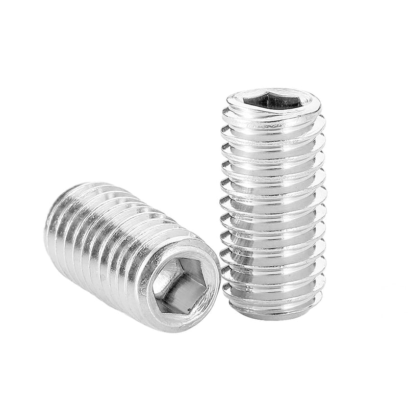 [Australia - AusPower] - 5/16-18 x 1/4" Hex Allen Head Socket Set Screws Grub Screw Bolts, 304 Stainless Steel Internal Hex Drive Cup-Point Screws with Hex Wrenches, 20 PCS 5/16-18" x 1/4" 