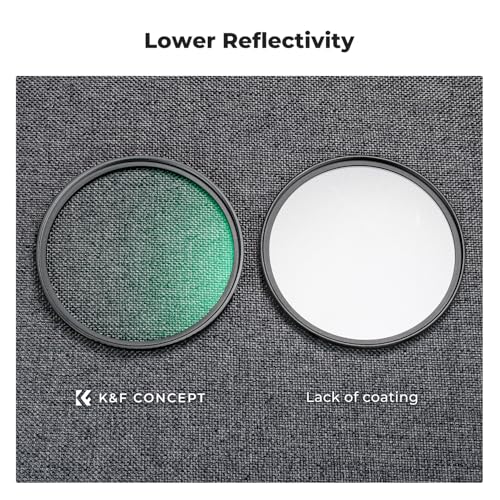 K&F CONCEPT 55mm Black Diffusion 1/4 & 1/8 Filters Kit