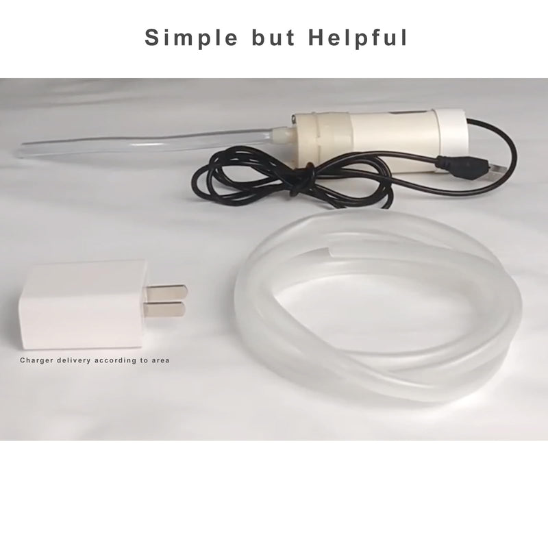 [Australia - AusPower] - 3D Printer Resin Pump for Easy Recycle Resin from Resin Tank/Resin Vat to Resin Bottle One Click to Transfer Resin of LCD/DLP/SLA 3D Printer Resin (5V 2A USB PLUG) 5V 2A USB PLUG 