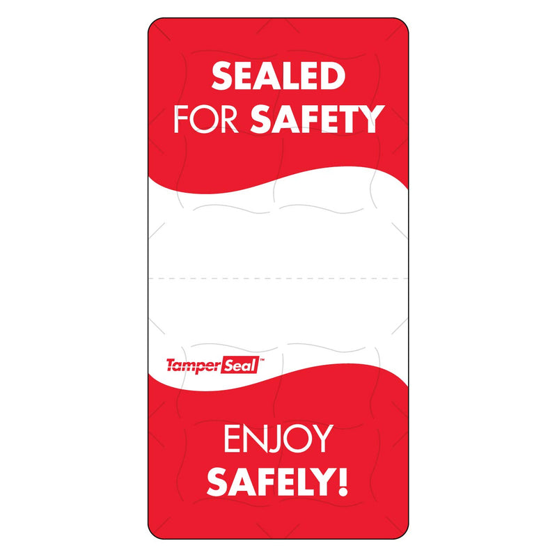 DayMark Safety Systems - IT119541 TamperSeal Tamper-Evident 2" x 4" Writable Delivery Label (Roll of 500) & IT119540 TamperSeal Tamper-Evident 2" x 2" Writable Delivery Label (Roll of 500)