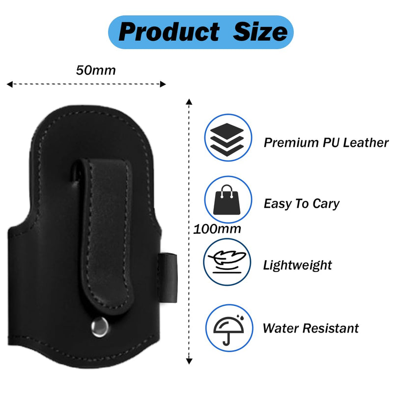 [Australia - AusPower] - Magnetic Stethoscope Holder Clip Secure Hands-Free Pu Leather Lightweight Portable Holster for Physicians, Nurses, EMT, Students. Compatible for 3M Littmann & Most Stethoscope (PenLIght-Holder) PenLIght-Holder 