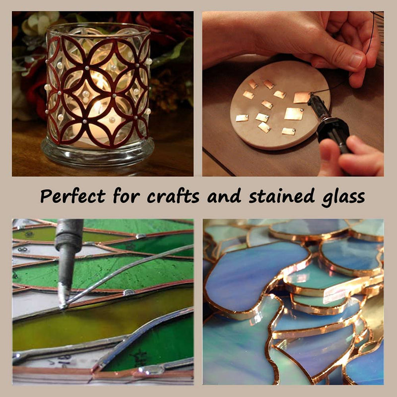[Australia - AusPower] - Copper Foil Tape (4" X 118") with Dual Conductive Copper Adhesive Tape for Guitar & EMI Shielding, Electrical Repairs, Crafts, Stained Glass, Paper Circuits, Soldering, Grounding, Garden 4" X 118" 