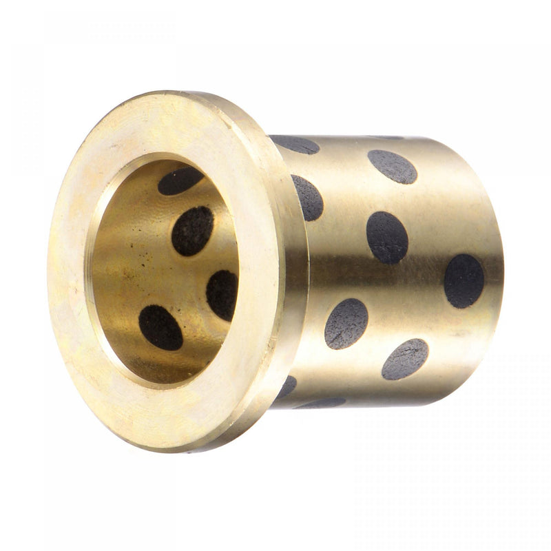 [Australia - AusPower] - uxcell Flanged Sleeve Bearings 16mm Bore 20mm OD 25mm Length 26mm Flanged Dia 3mm Flange Thickness Wrapped Oilless Bushings Brass 2pcs 16x20x25mm 