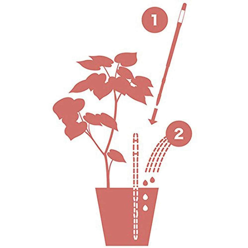 IPPINKA Sustee Aquameter, Set of 4, Plant Soil Moisture Sensor, (White, Medium)