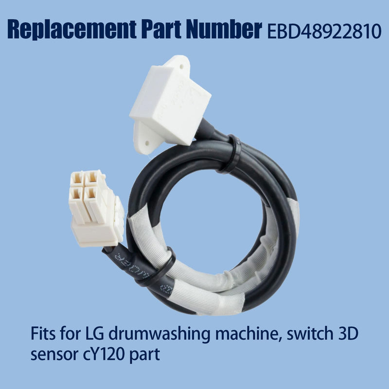 [Australia - AusPower] - EBD48922810 Washing Machine Vibration Sensor Fit for LG WM3555HWA/00 WM1455HWA/00 Washer Balance Sensor Switch 3D Sensor CY120 Part for WV10-1410W WV10-1412B WV10-1412W WV5-1408W WV10-1410B 