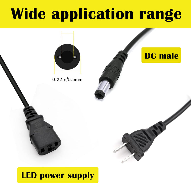 [Australia - AusPower] - 12V 5A 100V-240V AC to DC Power Adapter 5.1x2.1mm 8-Way Power Splitter Cable for CCTV/Camer/DVR H-M-025 12V 5A Power Adapter 