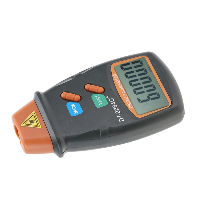 [Australia - AusPower] - DT-2234C LCD Digital Non Contact RPM Tachometer Photoelectric Speedometer RPM Tester (Without Battery) 