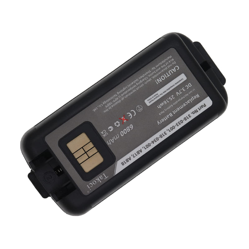 [Australia - AusPower] - 6800mAh 318-034-001 AB17 AB18 Battery Replacement for Intermec CK3 CK3X CK3A CK3C CK3C1 CK3N CK3N1 CK3R EDA60K/EDA61K Barcode Scanner 