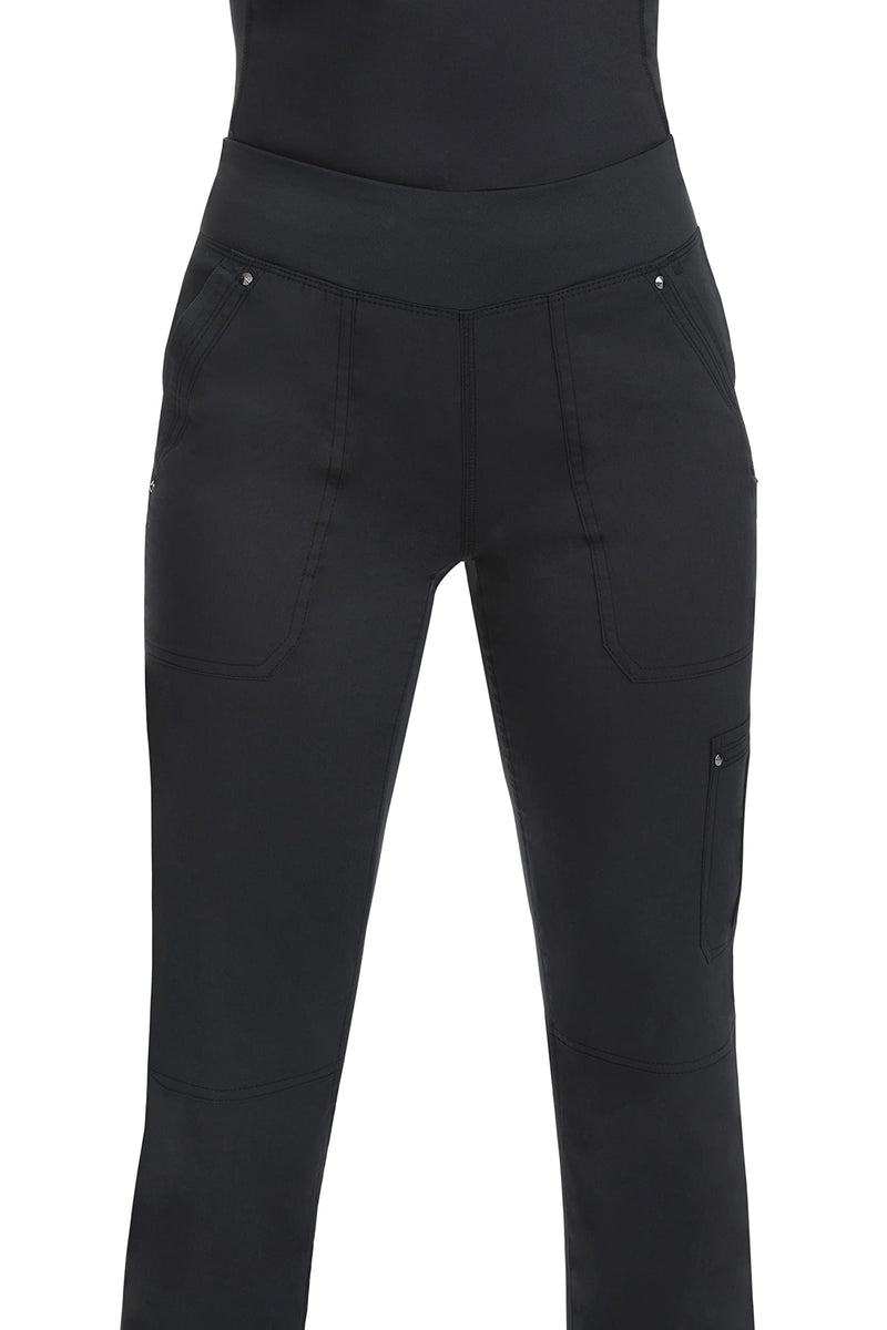 [Australia - AusPower] - Healing Hands Women's Scrub Pant Tori Cargo Bottoms with 5 Pockets and 2-Way Stretch Fabric 9133 Medium Black 