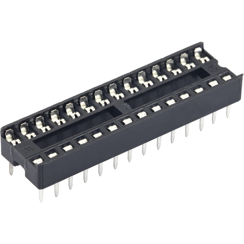 [Australia - AusPower] - 10pcs IC DIP Sockets DIP28 Solder Tail - 28-Pin 0.3" 