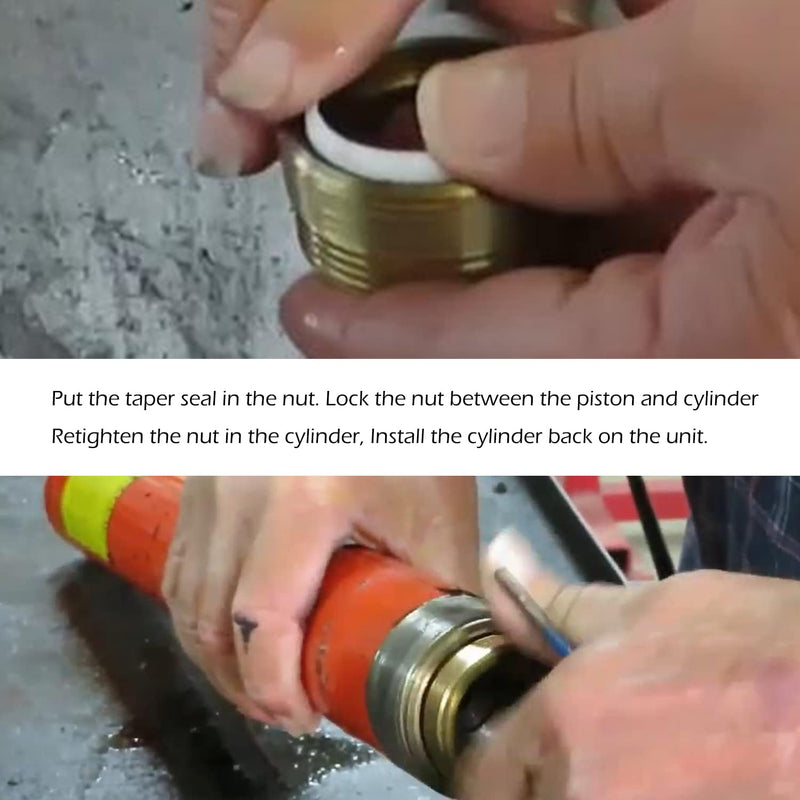 [Australia - AusPower] - for Power Team Hydraulic Ram Seal Kit for OTC 10 Ton Cylinder (Power Team/SPX) 4105 420576 Seal Replacement Kit for Hydraulic Lifting Cylinders 